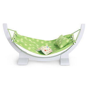 American Girl Doll LANIE HAMMOCK SWING Bed Chair + PILLOW & JOURNAL BOOK 21"